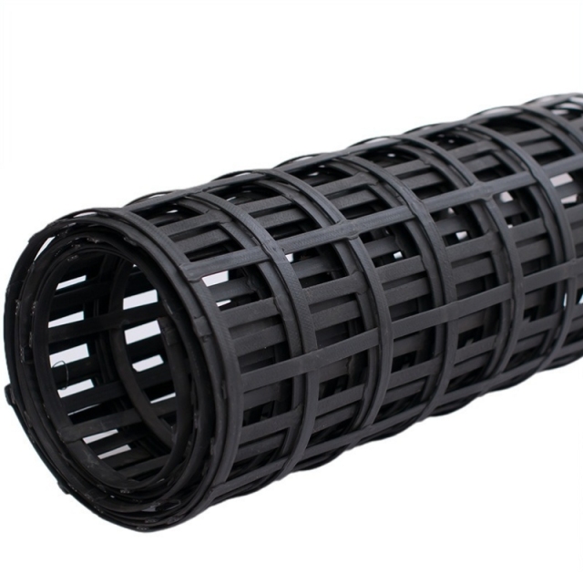 Steel Plastic Geogrid