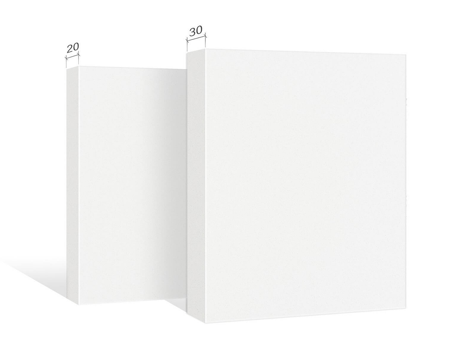 Pure White Silica-Free Stone Slab for Australia Kitchen Benchtop