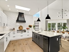 Arctic Storm Calacatta Quartz Stone For Kitchen Countertop