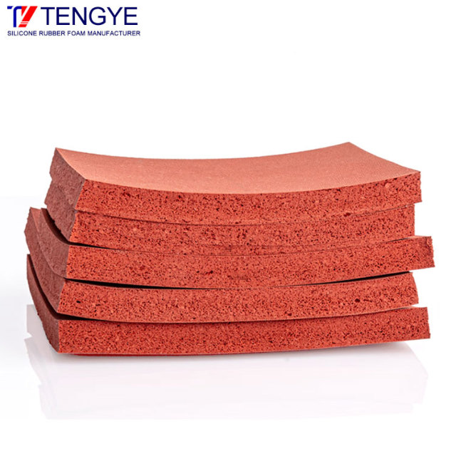 Cloth pattern silicone foam board
