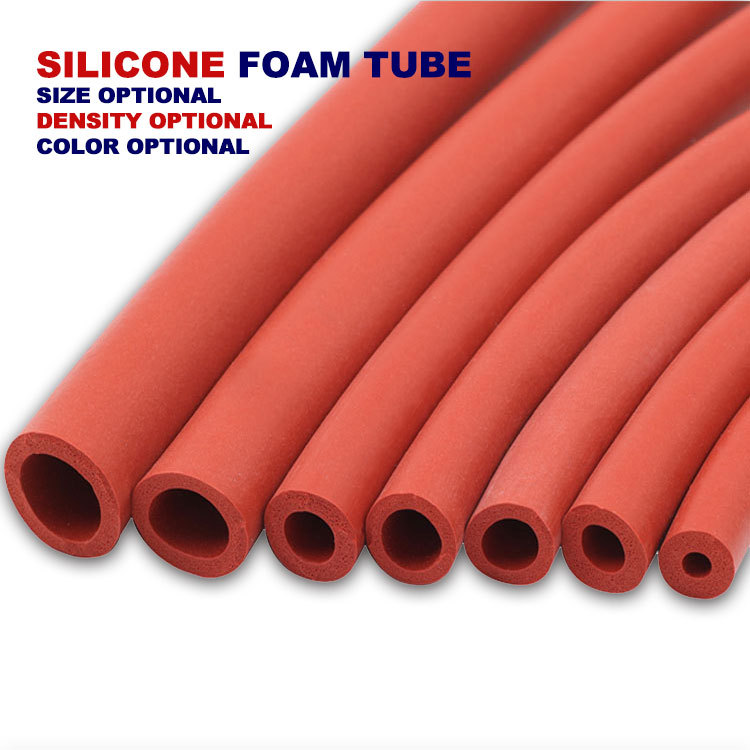 Silicone foam tube