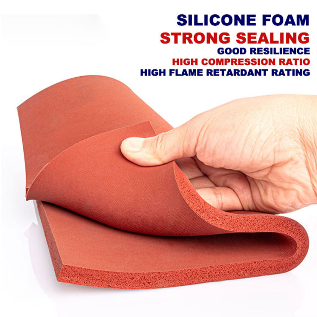 Cloth pattern silicone foam board