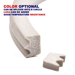 Silicone foam strip