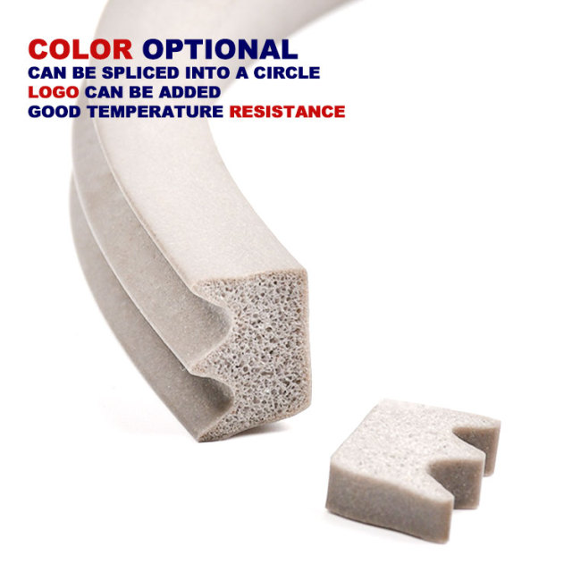 Silicone foam strip