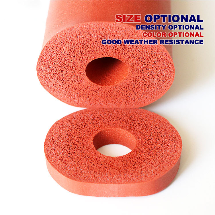 Silicone foam tube