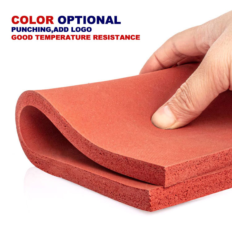 Cloth pattern silicone foam board