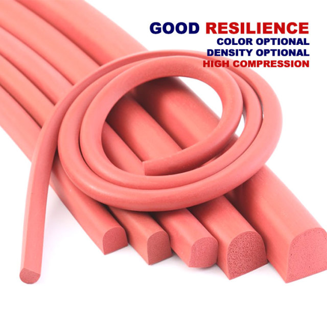 Silicone foam seal strip
