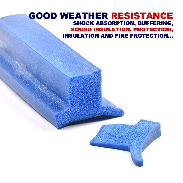 Silicone foam strip