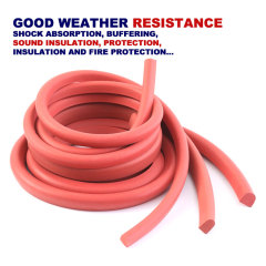 Silicone foam seal strip