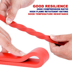 Square silicone foam strip