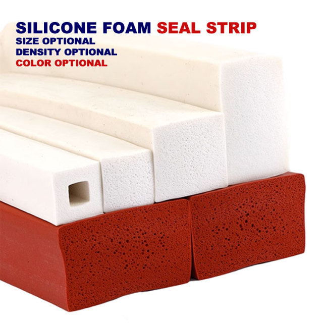 Square silicone foam strip