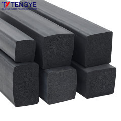 Silicone rubber foam strip