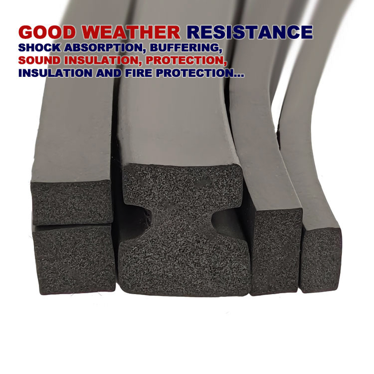Rubber foam strip