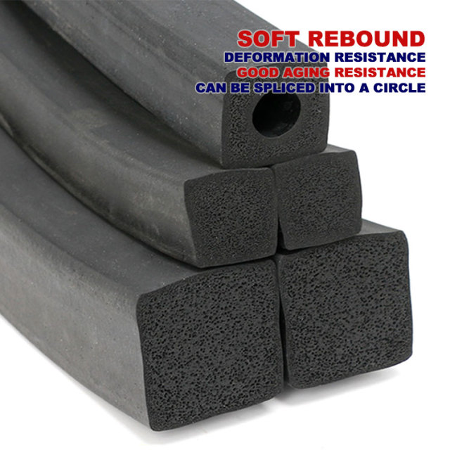 Rubber foam strip