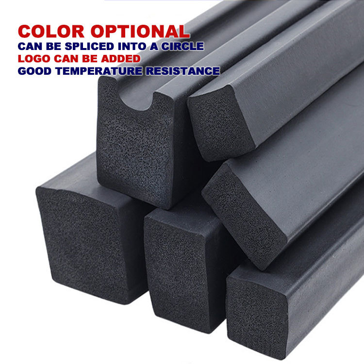 Silicone rubber foam strip