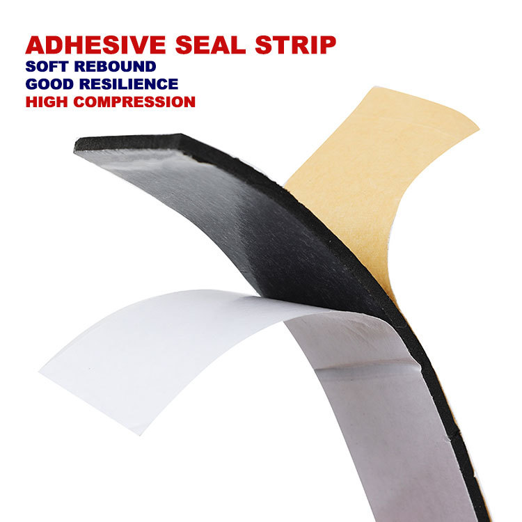 Rubber foam strip