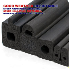 Silicone rubber foam strip