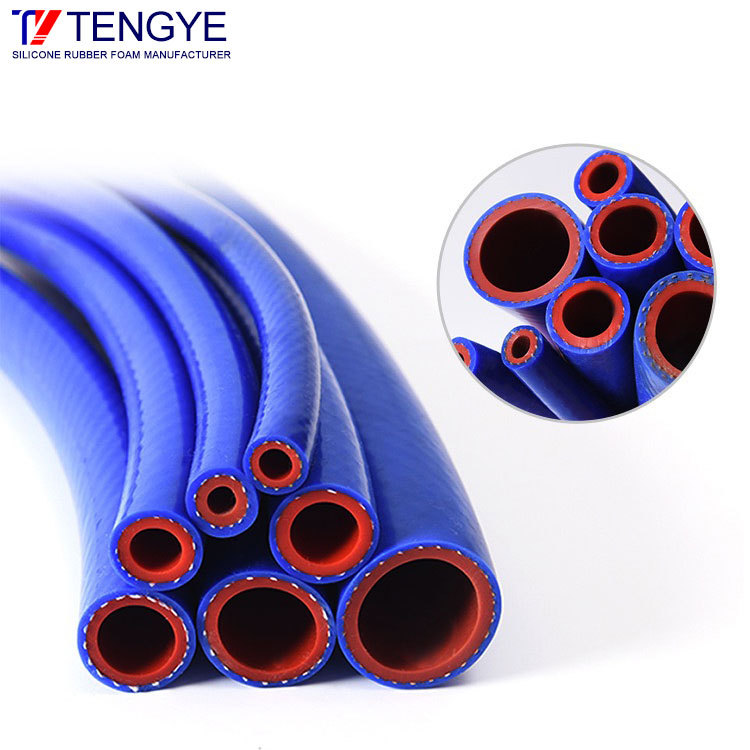 Braided silicone tube