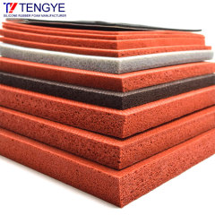 Fabric silicone foam board