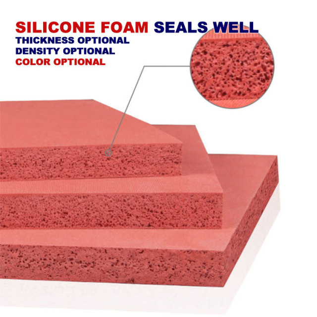 Fabric silicone foam board
