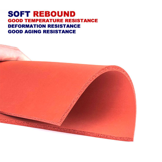 Fabric silicone foam board
