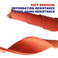 Fabric silicone foam board