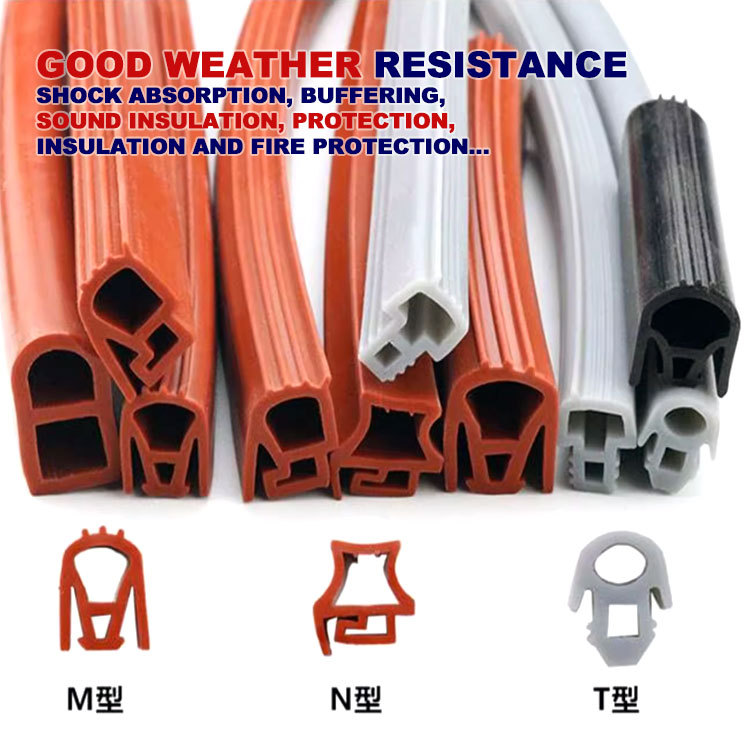 Silicone seal strip