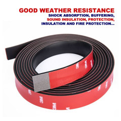Back-adhesive sealing strip