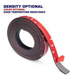Back-adhesive sealing strip
