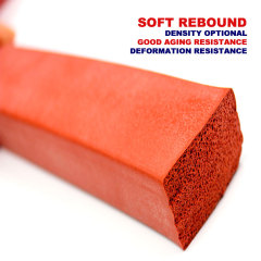 Foam silicone strip