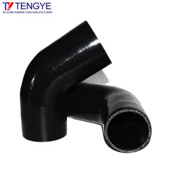 45 degree silicone bend