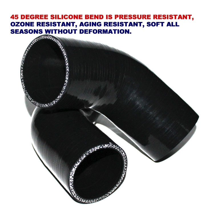 45 degree silicone bend