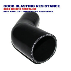 45 degree variable diameter silicone tube
