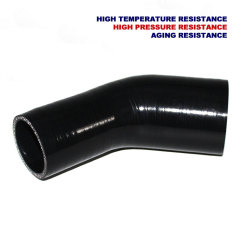 45 degree variable diameter silicone tube
