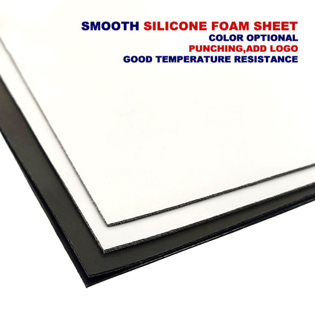 Smooth silicone foam board