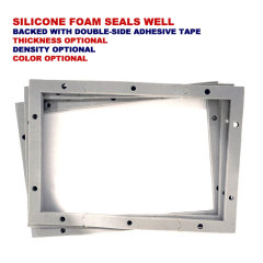 Smooth silicone foam board