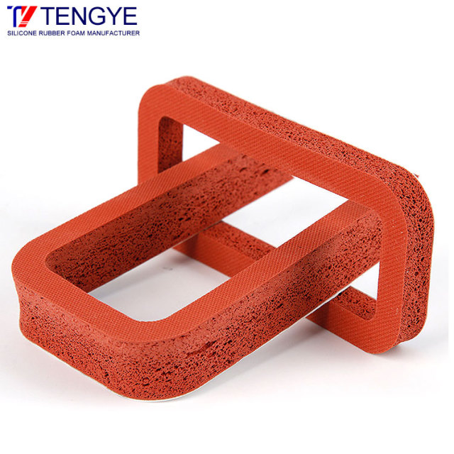 Foamed silicone gasket