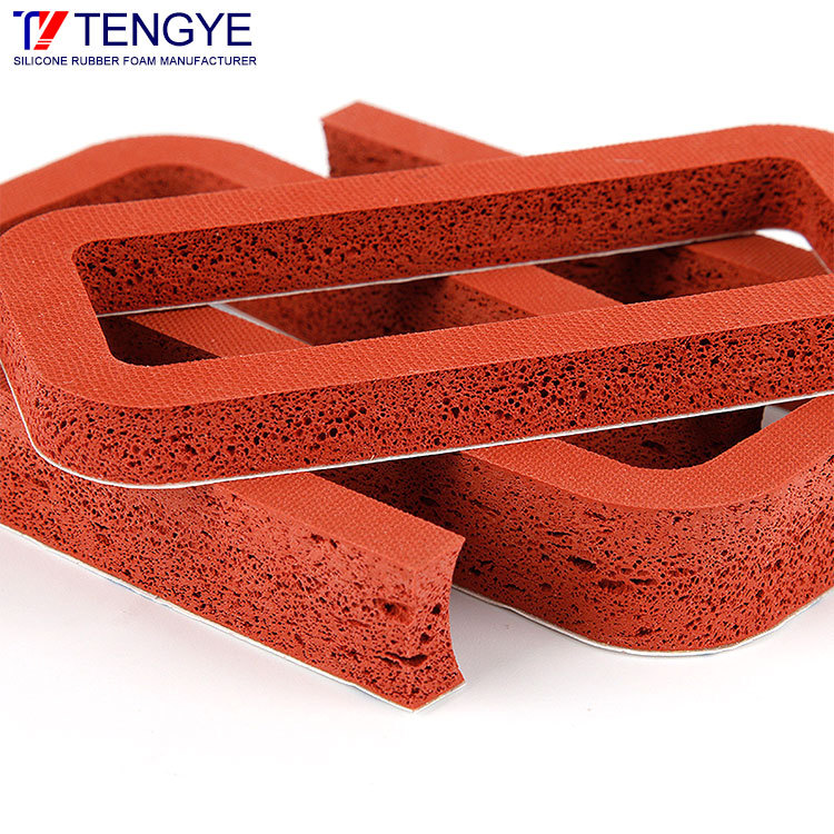 Foamed silicone gasket