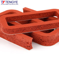 Foamed silicone gasket