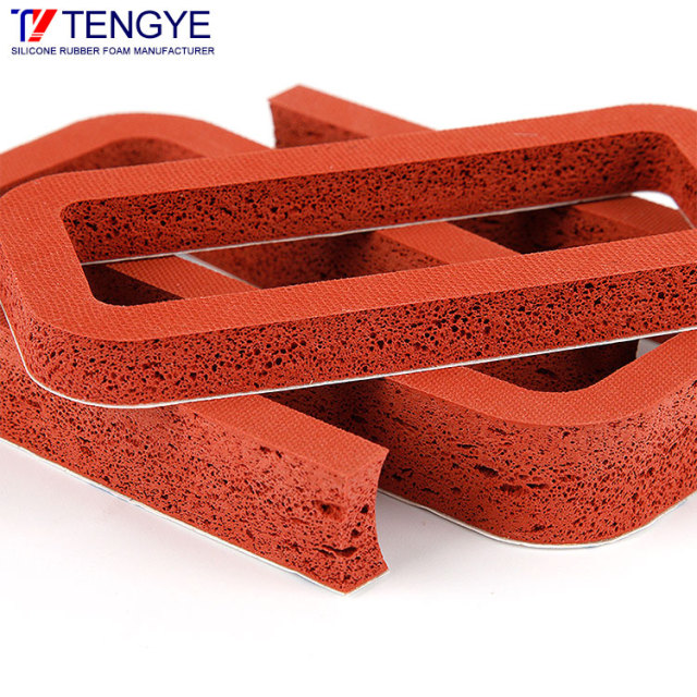 Foamed silicone gasket