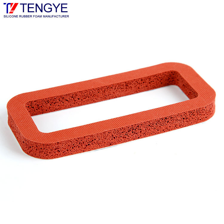 Foamed silicone gasket