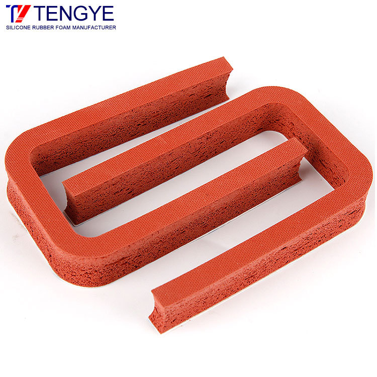 Foamed silicone gasket