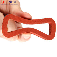 Foamed silicone gasket