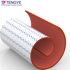 Self-adhesive silicone foam board