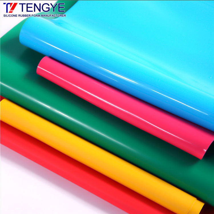 Colored silicone sheets & rolls