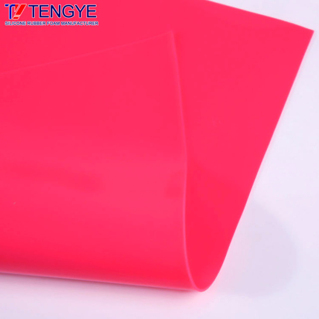Colored silicone sheets & rolls