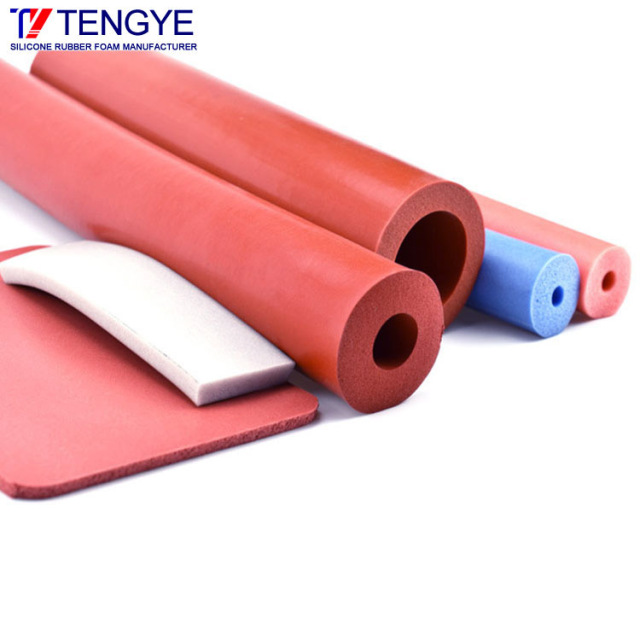 Silicone foam tube strip