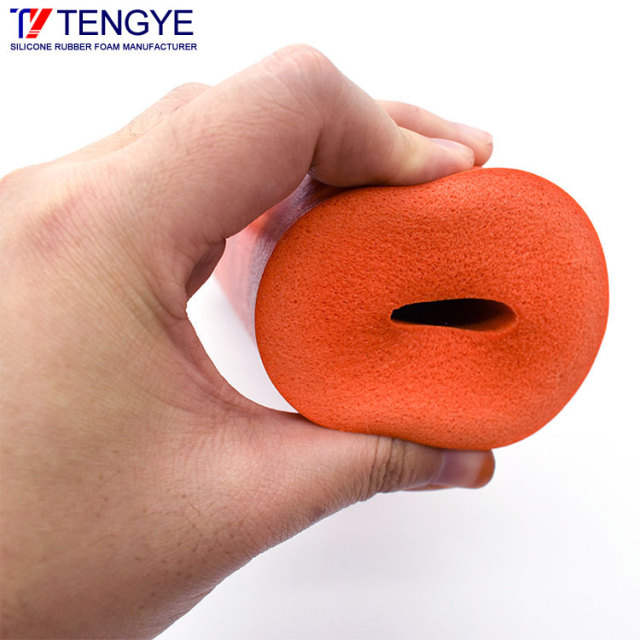 Silicone rubber foam tube
