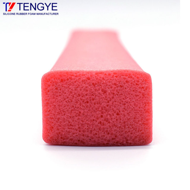 Silicone foam tube strip