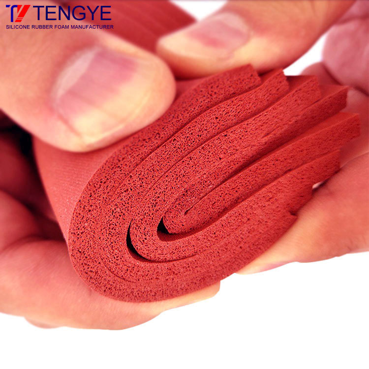 Custom Battery Silicone Foam Sheet / Sponge Board